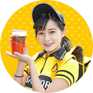 まりな(ビール売り子)の名前や大学はどこ?可愛い画像は天使級!