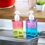 JOYと除菌JOYとを混ぜてオシャレ洗剤に!比重の違いでカラフルジョイ!見ても可愛い