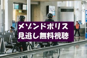 【メゾン・ド・ポリス】ドラマ動画は無料視聴OK!見逃し視聴はどこで可能?