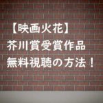 映画火花の動画は無料視聴OK!菅田将暉主演を見た感想とネタばれ!