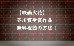 映画火花の動画は無料視聴OK!菅田将暉主演を見た感想とネタばれ!