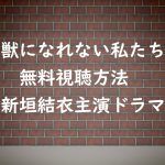 「獣になれない私たち」の動画は無料視聴OK!新垣結衣ドラマの感想!