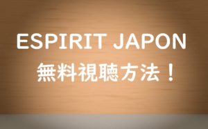 【ESPRIT JAPON】の動画を無料試聴!すぐ見たい方にお勧め方法!新川優愛出演